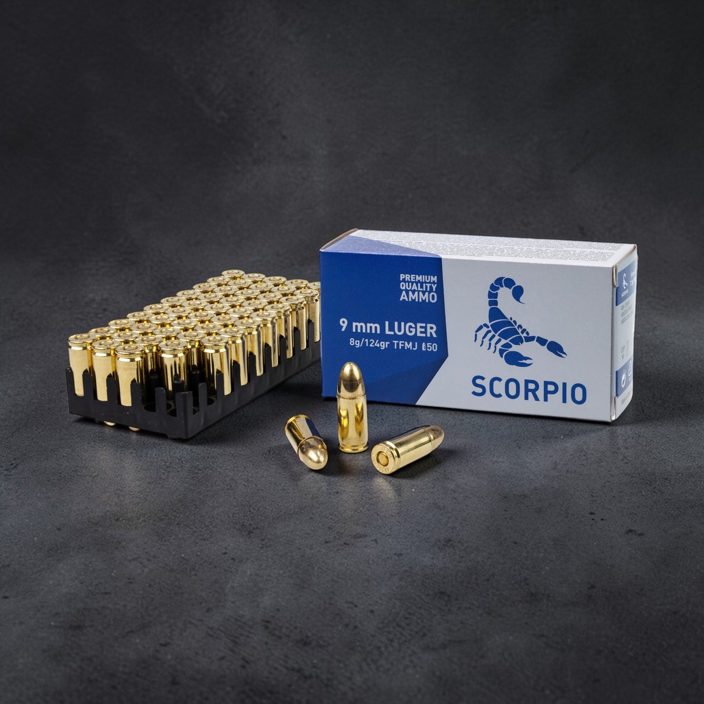 SCORPIO 9mm Luger TFMJ 124grs