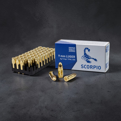 SCORPIO 9mm Luger TFMJ 124grs