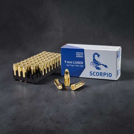 SCORPIO 9mm Luger TFMJ 124grs